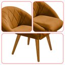 Ver imagem 7 de Kit 6 Poltronas Louis Terracota