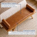 Ver imagem 5 de Recamier Banco Decorativo em Madeira 160cm Sérgio