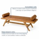 Ver imagem 4 de Recamier Banco Decorativo em Madeira 160cm Sérgio