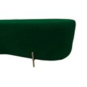 Ver imagem 5 de Puff Decorativo Orgânico Alana Bouclé Verde