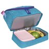 Lancheira 2 Compartimentos Sestini Lunch Degradê Azul Caribe - 5
