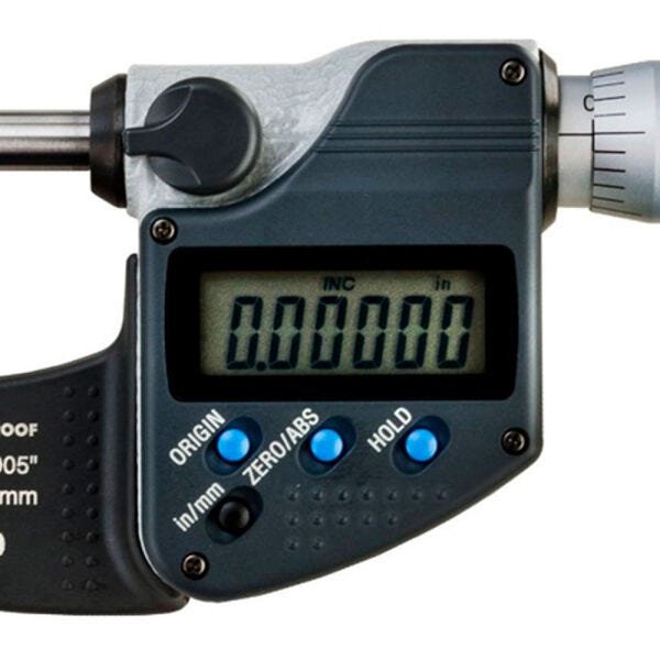 Micrômetro Externo Digital com Catraca 0-25mm Mitutoyo 293-240-30 293-240-30 - 2
