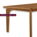 Ver mais imagens de Conjunto Sala de Jantar Mesa Dublin Tampo em MDF e 4 Cadeiras Cleo Yescasa