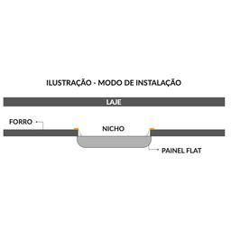 Luminária de Teto Painel Plafon Embutir Borda Infinita Redondo 9w Luz Neutra 4000k - 3