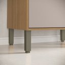 Ver imagem 5 de Paneleiro para Micro-Ondas MDF Colors Cinza/Freijó/Níquel