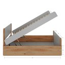 Ver imagem 3 de Cama solteiro bau Flow em Madeira Maciça