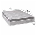 Ver imagem 3 de Colchão Casal Sr Life Confort Dream Espuma D28 138x188x28cm Cinza