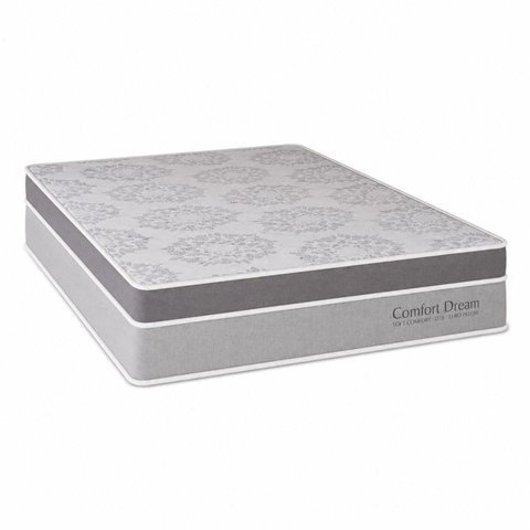 Colchão Casal Sr Life Confort Dream Espuma D28 138x188x28cm Cinza