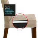 Ver imagem 5 de Conjunto Sala De Jantar Mesa Tampo De Vidro 4 Cadeiras Rust
