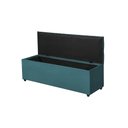 Ver imagem 2 de Recamier Baú Liverpool 85cm Veludo Azul
