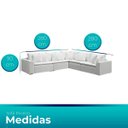 Ver imagem 6 de Sofá Modular Rivieira 280cm Linho - Meu Estofado:creme