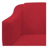 kit 04 Poltronas Decorativas Tilla Suede Vermelho - STS Móveis - 6