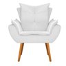 kit 03 Poltronas Apolo Palito Mel Suede Branco - STS Móveis - 3