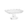 Fruteira Quadrada com Pé Estrelado de Cristal 17,4cmx17,4cmx9,5cm Rojemac - 1