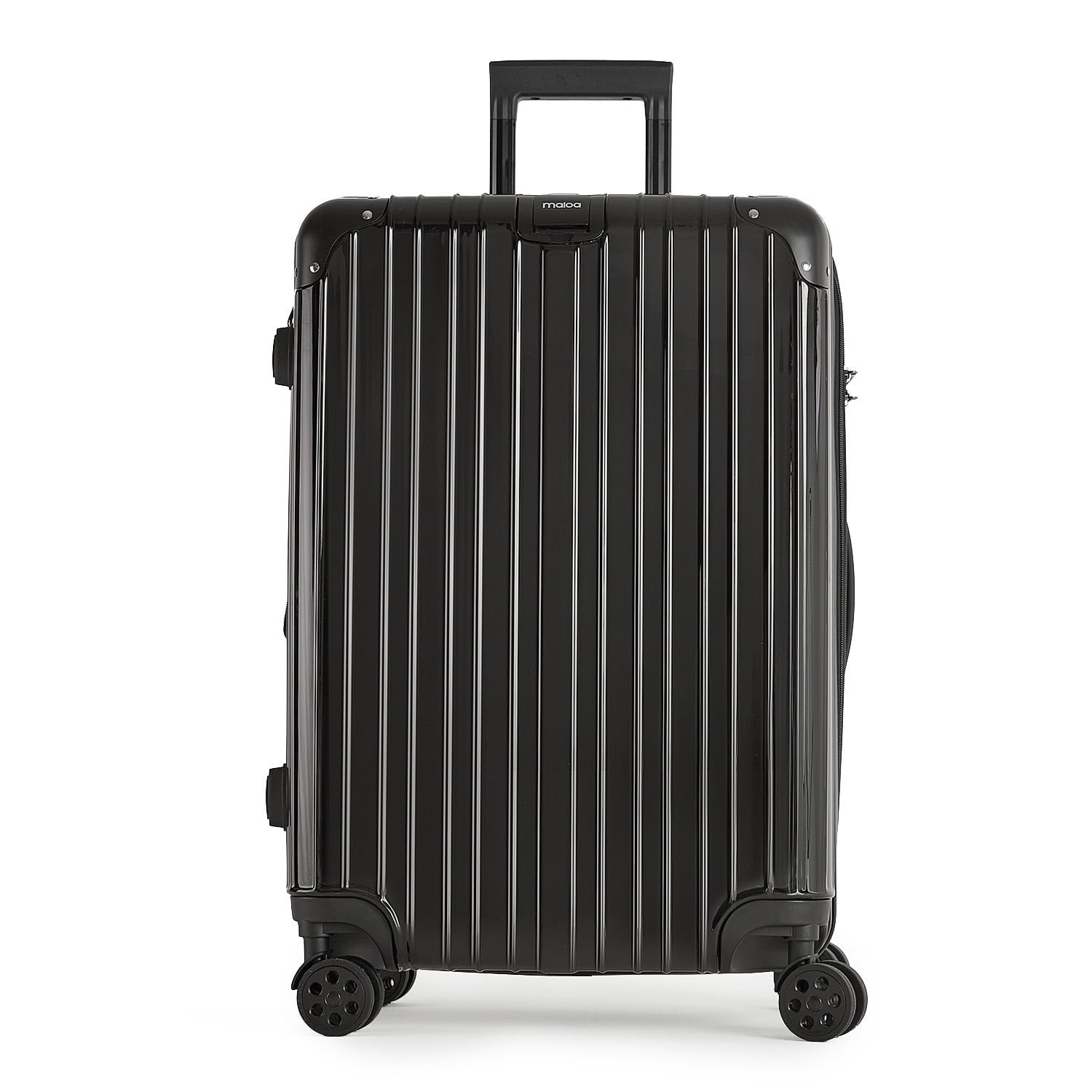 Mala de Viagem Grande 32kg Abs Policarbonato com Expasor Brasil Maloa:preto - 1