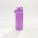 Ver imagem 1 de Garrafa Térmica Tr-008 1000ml Aço Inox com Protetor de Silicone:Roxo