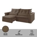 Ver imagem 5 de Sofá Exclusive Retrátil e Reclinável 210cm Braço 25cm Meu Sofá Online