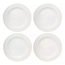 Jg 4 Prato Royal para Sobremesa de Porcelana 20cm Hauskraft - 1