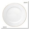 Jg 4 Prato Royal para Sobremesa de Porcelana 20cm Hauskraft - 4
