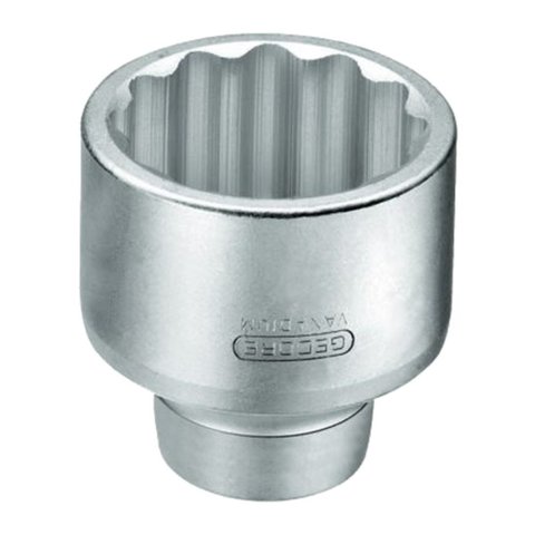 Soquete Estriado Encaixe 1 Pol D21-70mm Gedore