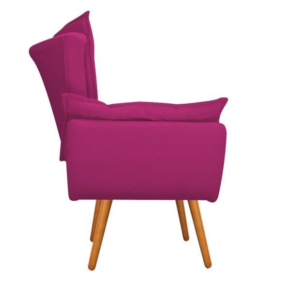 kit 03 Poltronas Apolo Palito Mel Suede Pink - STS Móveis - 4