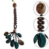 Biojoias Amazon Colar Decorativo de Mesa Parede de Coco Real Azul - 2