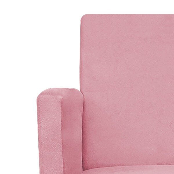 kit 04 Poltronas Beatriz Palito Mel Suede Rosa Bebê - STS Móveis - 6