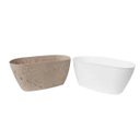 Ver imagem 2 de Kit 3 Vasos de Flor Plantas Cachepot 3D Floreira de Mesa Plástico 4,1L cada Borboletas Plasvale