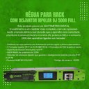 Ver imagem 3 de Kit 40 Réguas para Rack Disjuntor Bipolar com Wattímetro Digital 5000W 220V Aço Carbono DJ5000 Full Preto