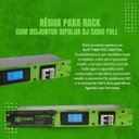 Ver imagem 2 de Kit 40 Réguas para Rack Disjuntor Bipolar com Wattímetro Digital 5000W 220V Aço Carbono DJ5000 Full Preto