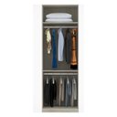 Ver imagem 2 de Guarda-roupa 2 Portas com Cabideiro e Espelho 80cm Prime Plus Luciane