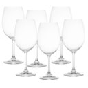 Ver imagem 1 de Jogo 6 Taças de Vidro Lyor Vinho Branco Rose 470ml Servir Mesa Posta