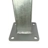 Tubo Galvanizado C/Base para Gradil e Alambrado 40x60x1,25mm - 3
