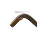 Ver mais imagens de Kit Lixeira Branca com Dourado 6 L e Portal Papel Dourado Level