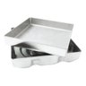 RALO DRENO INVISÍVEL TAMPA OCULTA INOX QUADRADA 10X10 CM - 2