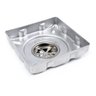 RALO DRENO INVISÍVEL TAMPA OCULTA INOX QUADRADA 10X10 CM - 3