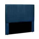 Ver imagem 1 de Cabeceira Estofada Anya para Cama Box Queen Mdf-mdp Revestida em Veludo Azul Loja Sheep