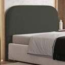 Ver imagem 6 de Cabeceira Cama Box Queen 160cm Orgânica Lanna W01 Linho Verde Musgo - Lyam Decor