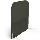 Ver imagem 2 de Cabeceira Cama Box Queen 160cm Orgânica Lanna W01 Linho Verde Musgo - Lyam Decor