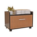 Ver imagem 5 de Armario Gabinete para Banheiro com Gaveta e Rodinhas