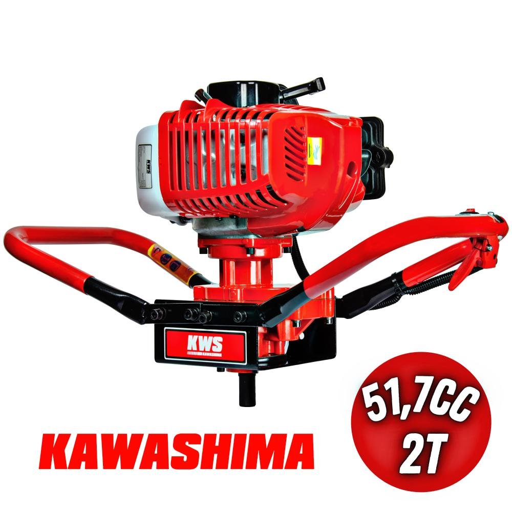 Perfurador Kawashima ED52S Profissional À Gasolina 2t 51.7cc Encaixe 20mm Alta Potência E