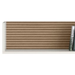 Kit 2 Nichos de Parede 60 Cm 14064 Off White Cristal Ripado Madeira Dmad - 5