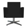 Kit 04 Poltronas Beatriz Base Giratória de Metal Corano Preto - STS Móveis - 2