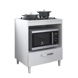 Balcão para Cooktop 4 Bocas (51x36cm) com Espaço para Forno - 1