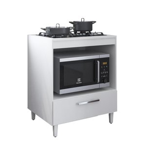 Balcão para Cooktop 4 Bocas (51x36cm) com Espaço para Forno