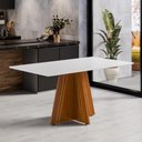 Ver imagem 2 de Mesa de Jantar 6 Lugares Multimóveis Cr50248 Cinamomo/off White