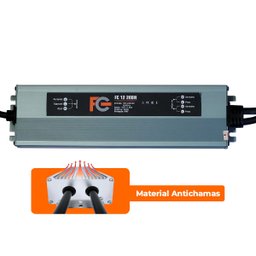 Fonte Blindada 12v 20a 240w Bivolt Resistente a água IP67 FC FC1220BN - 3