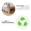 Ver imagem 5 de Berço Mini Cama 3 em 1 com Pés em MDF Branco/Jequitibá HP Yuri