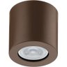 Spot Redondo de Sobrepor Marrom Bivolt Mr16 Poliestireno Luminária Teto Baixa 831 Dital Zoom - 1