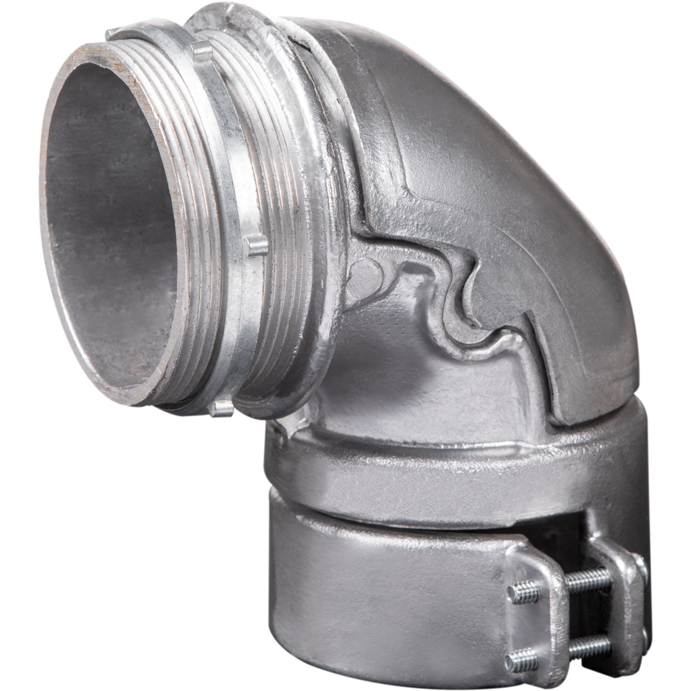 Conector Curvo com Rosca 3" - 1